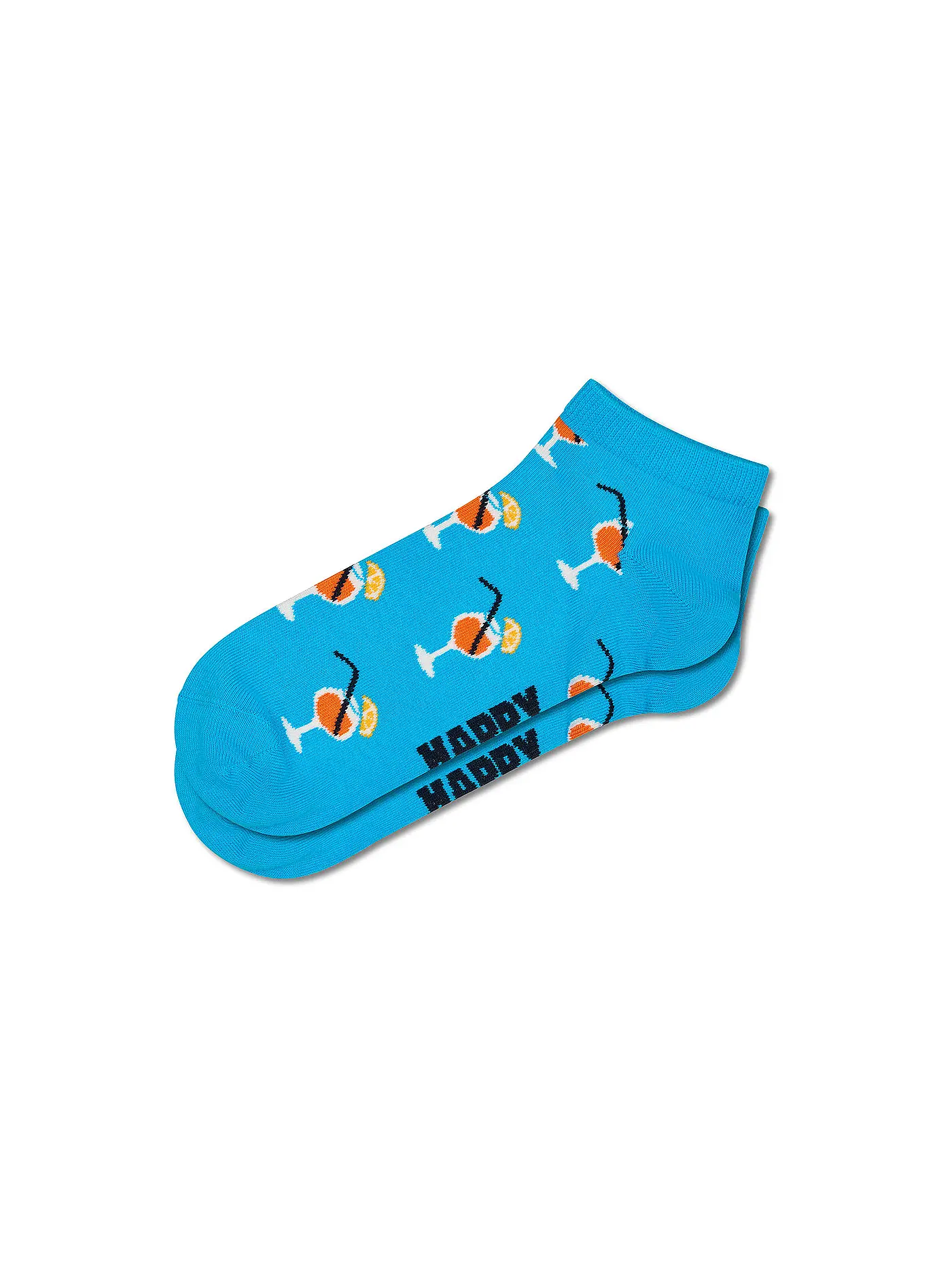 HAPPY SOCKS | Herren Sneaker Socken ORANGE SPRITZ 41-46 grey | 